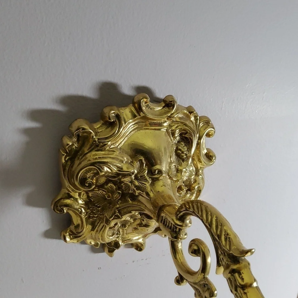 Brass Wall Sconce With Shade Heavy